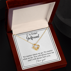 Girlfriend Love Heart Necklace Gift