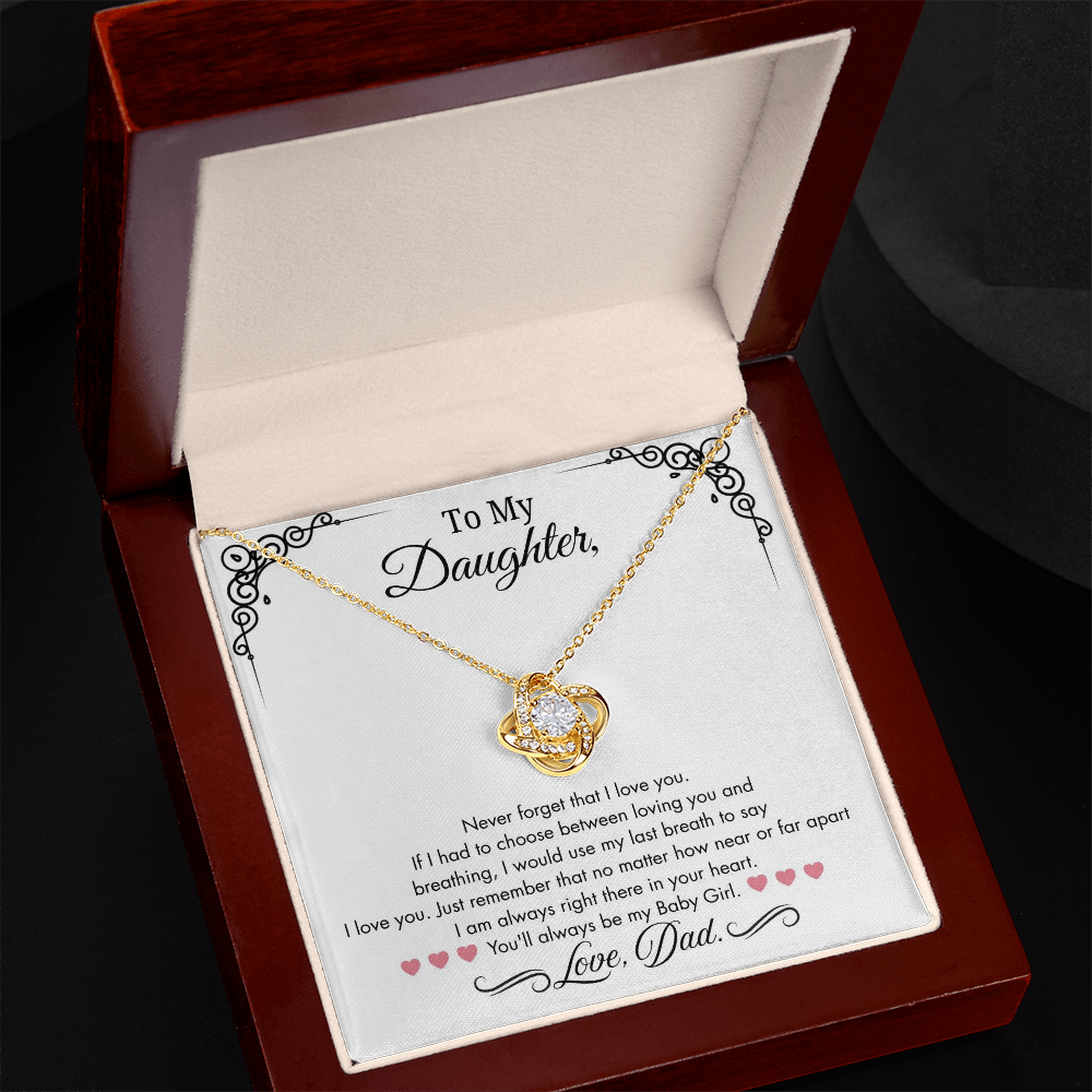 Dad to Daughter Heartfelt Keepsake