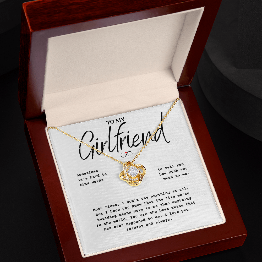 To My Girlfriend Love Jewelry Gift