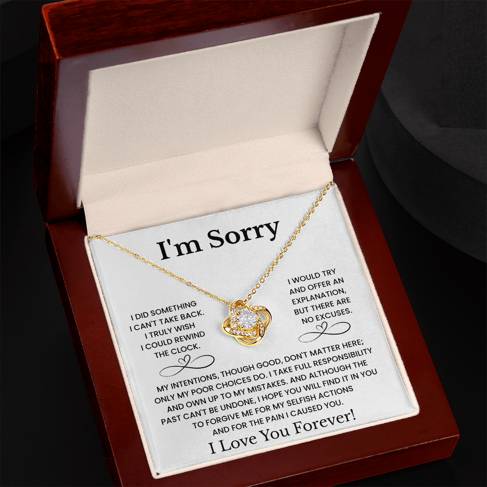 I'm Sorry Love Necklace Gift for Her