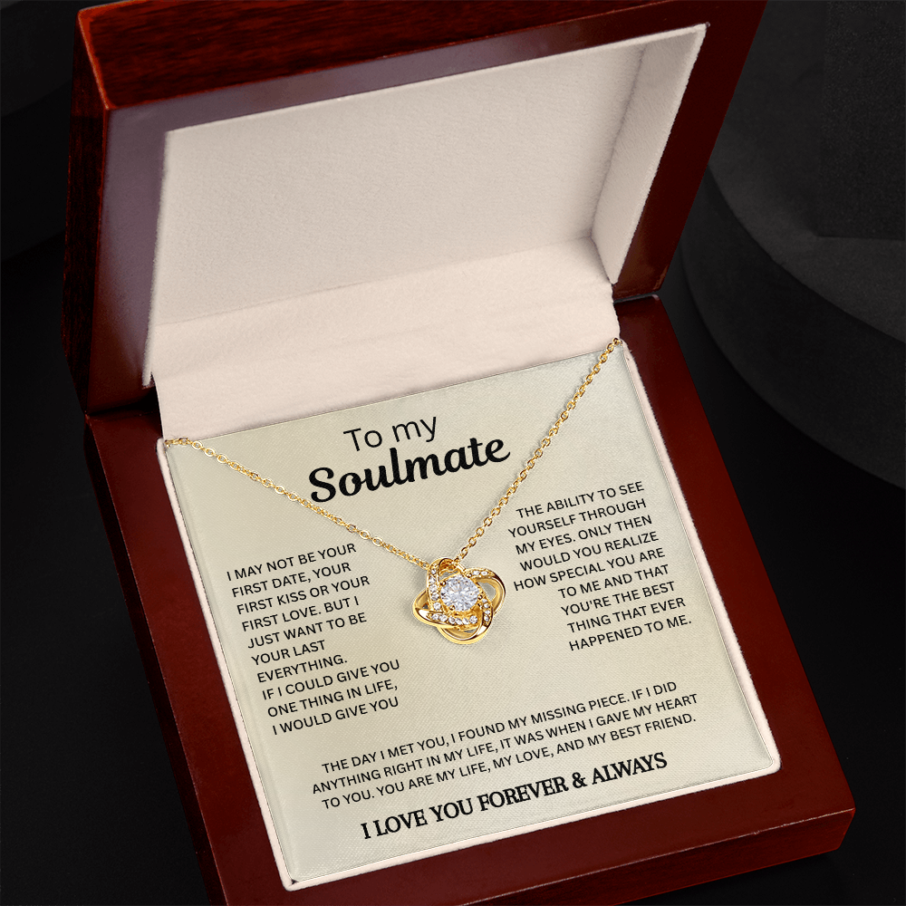 Soulmate Love Necklace Gift for Her