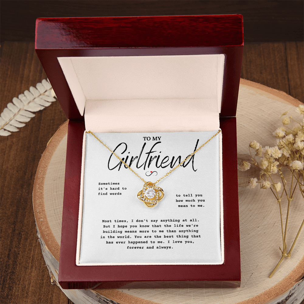 To My Girlfriend Love Jewelry Gift