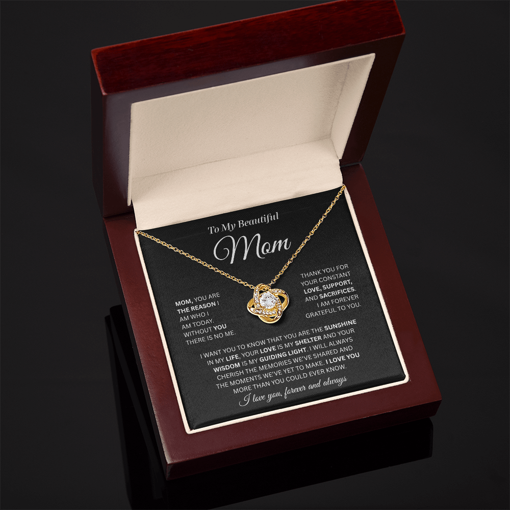 Mom Necklace Gift from a Loving Son