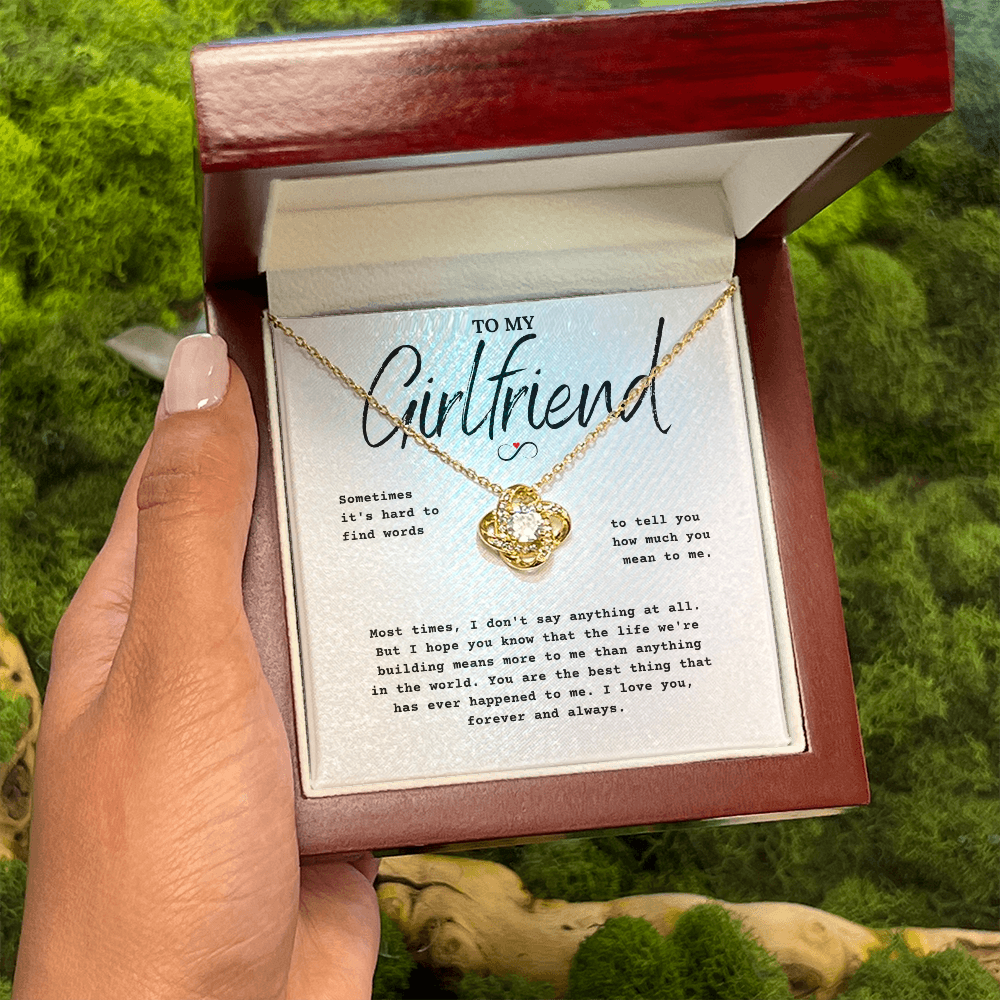 To My Girlfriend Love Jewelry Gift