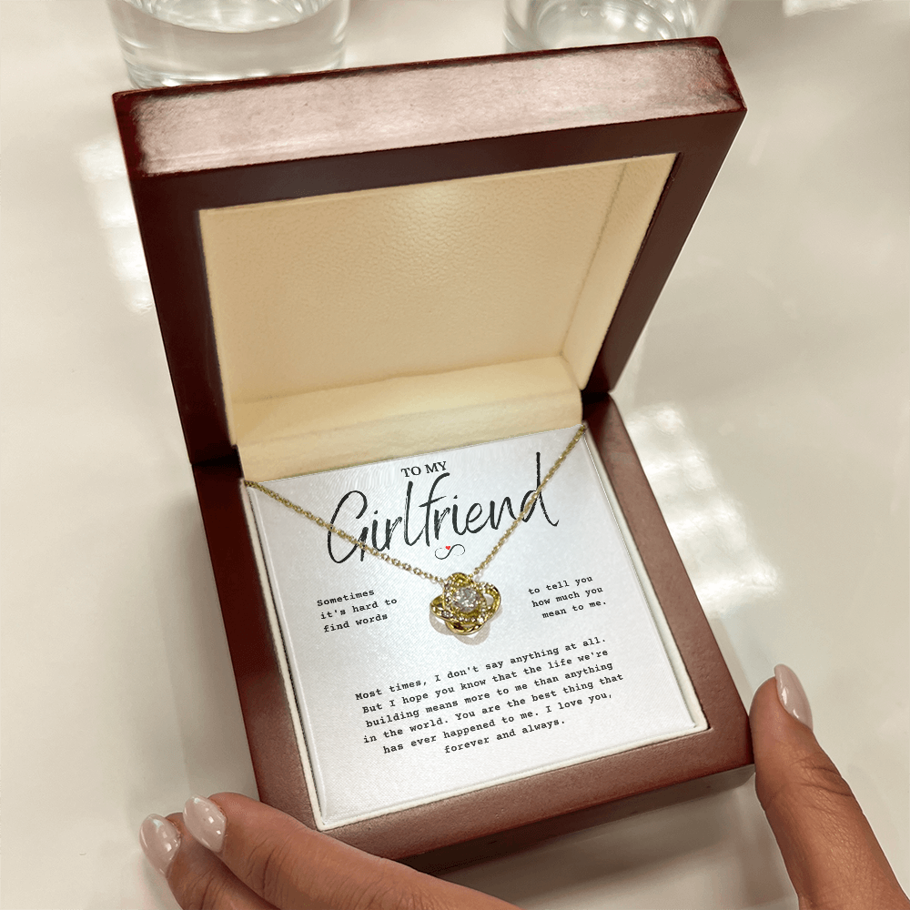 To My Girlfriend Love Jewelry Gift