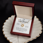 To My Girlfriend Love Jewelry Gift