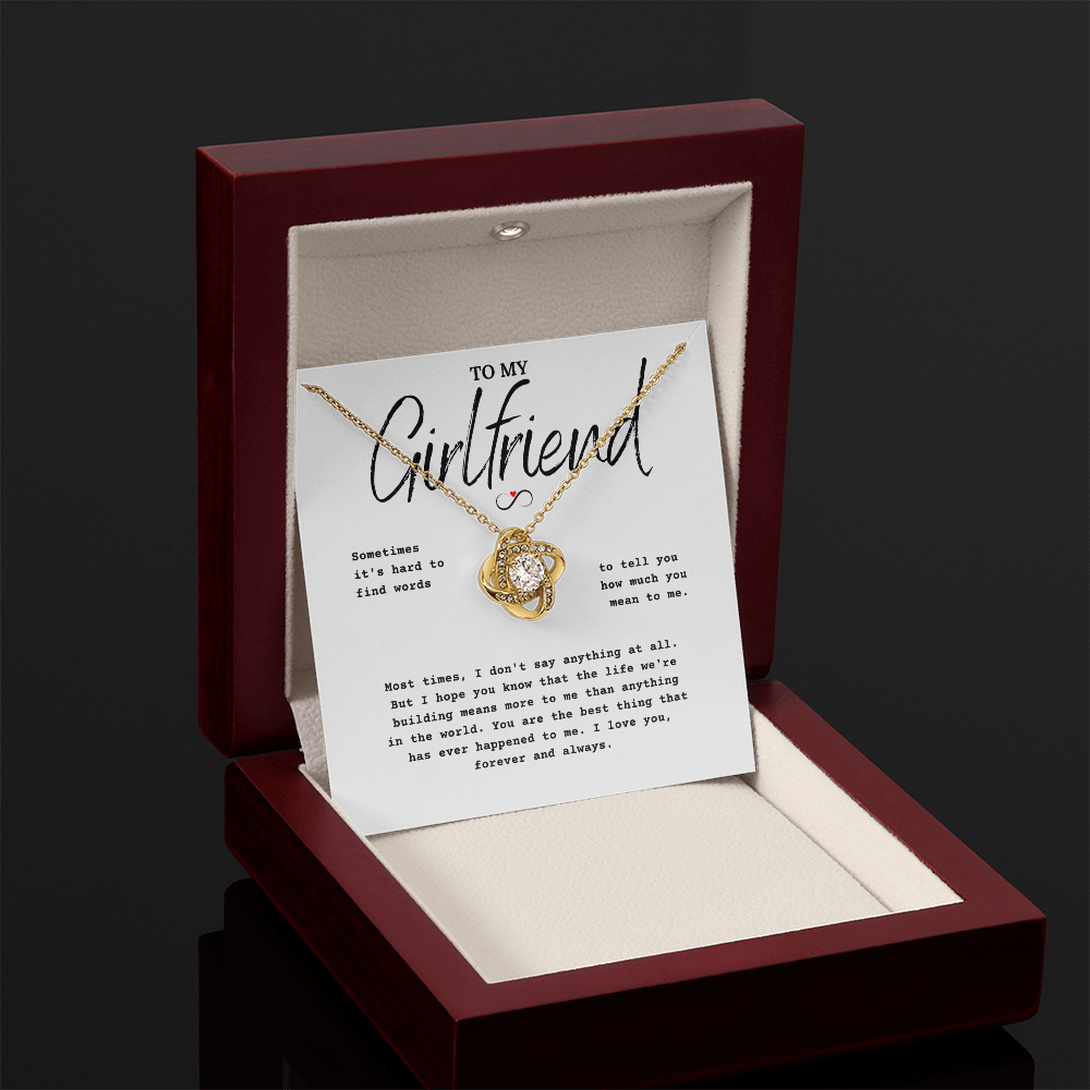 To My Girlfriend Love Jewelry Gift