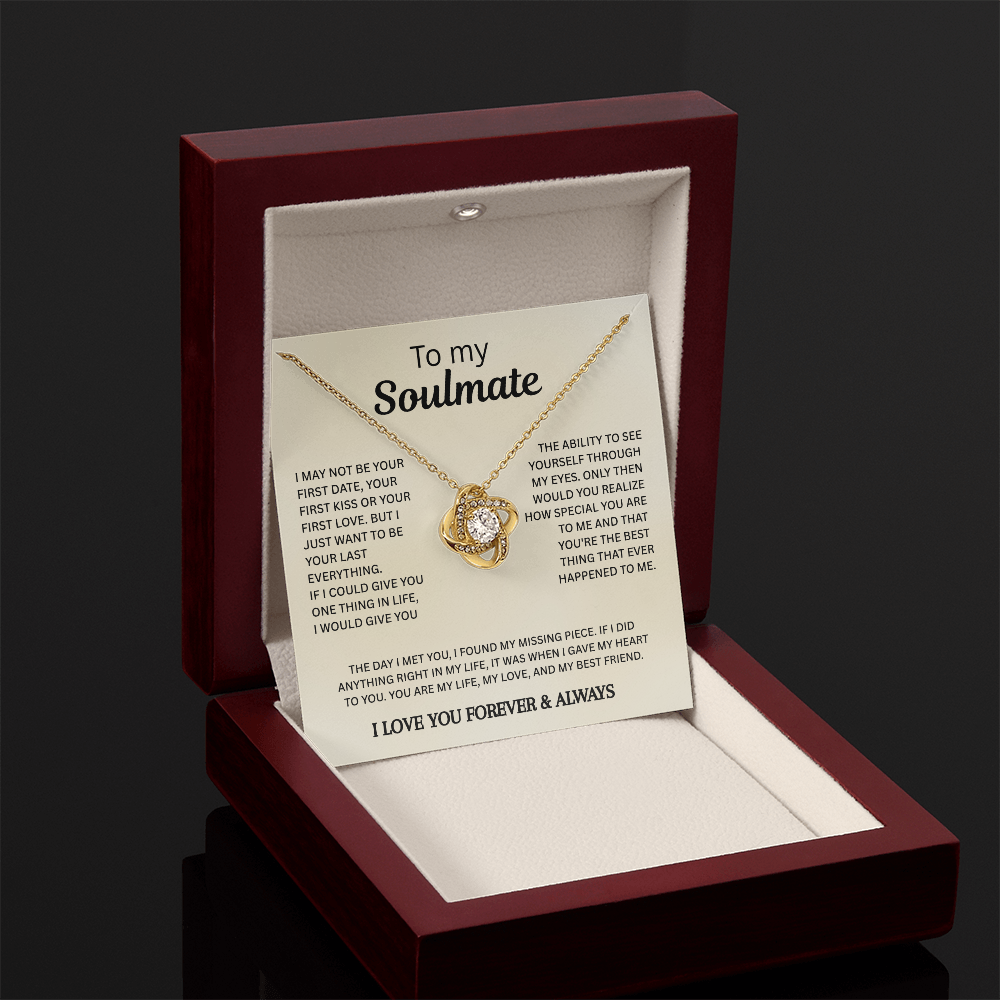 Soulmate Love Necklace Gift for Her