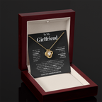 Girlfriend Love Message Pendant Set