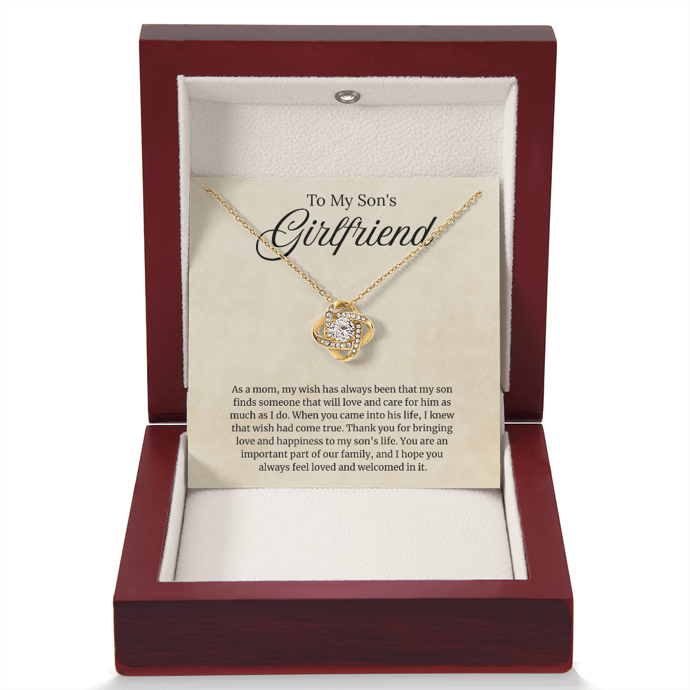 Son's Girlfriend Love Jewelry Gifts