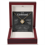 Girlfriend Love Message Pendant Set
