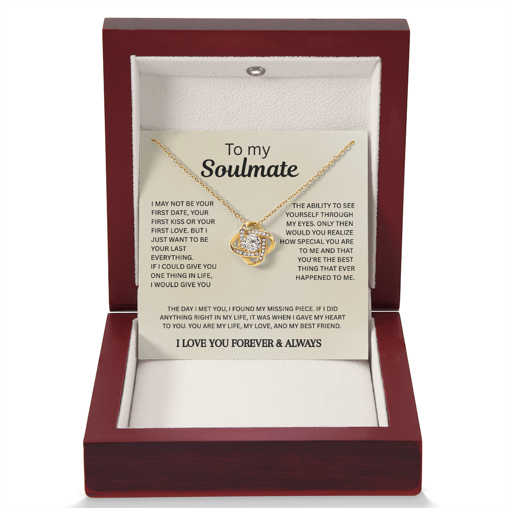 Soulmate Love Necklace Gift for Her