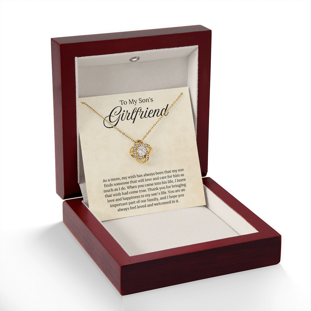 Son's Girlfriend Love Jewelry Gifts