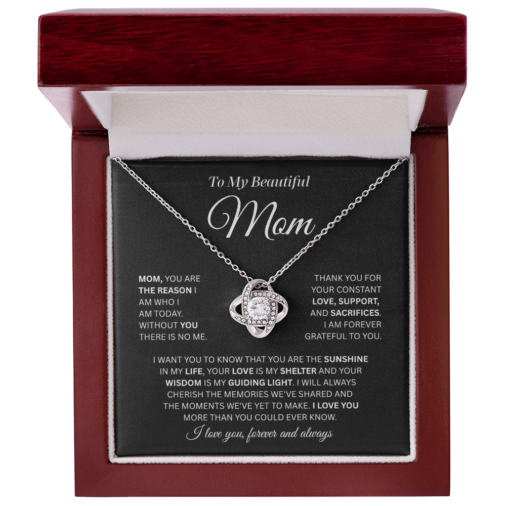 Mom Necklace Gift from a Loving Son