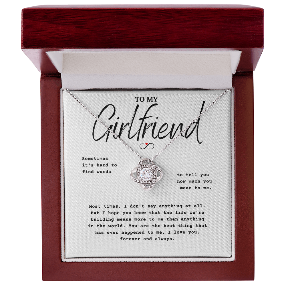 To My Girlfriend Love Jewelry Gift