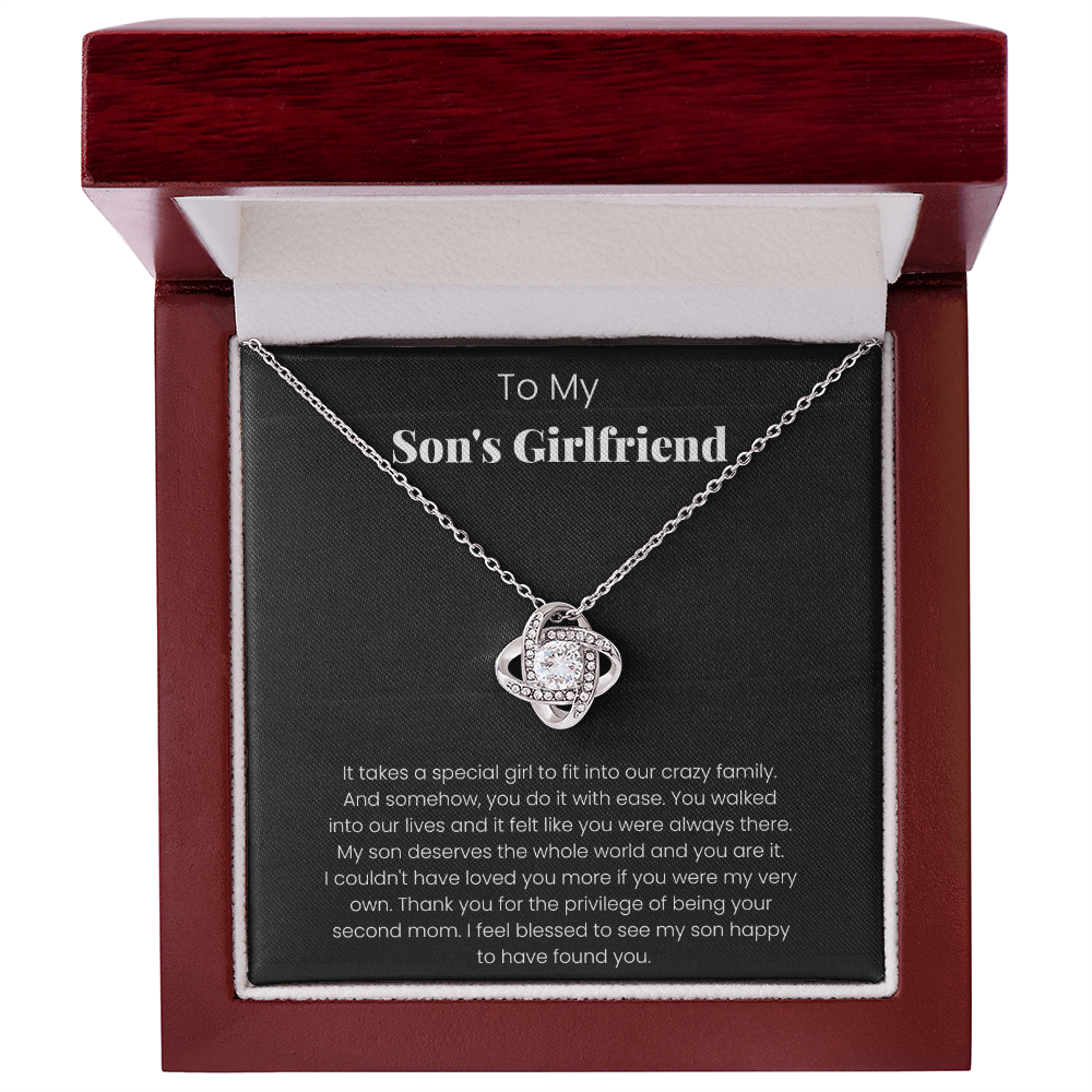 Son's Girlfriend Necklace Gift