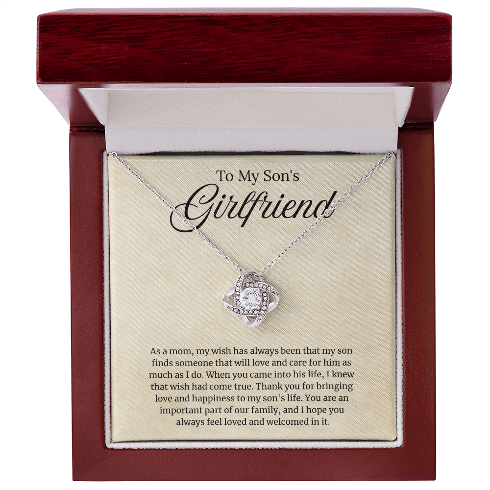 Son's Girlfriend Love Jewelry Gifts