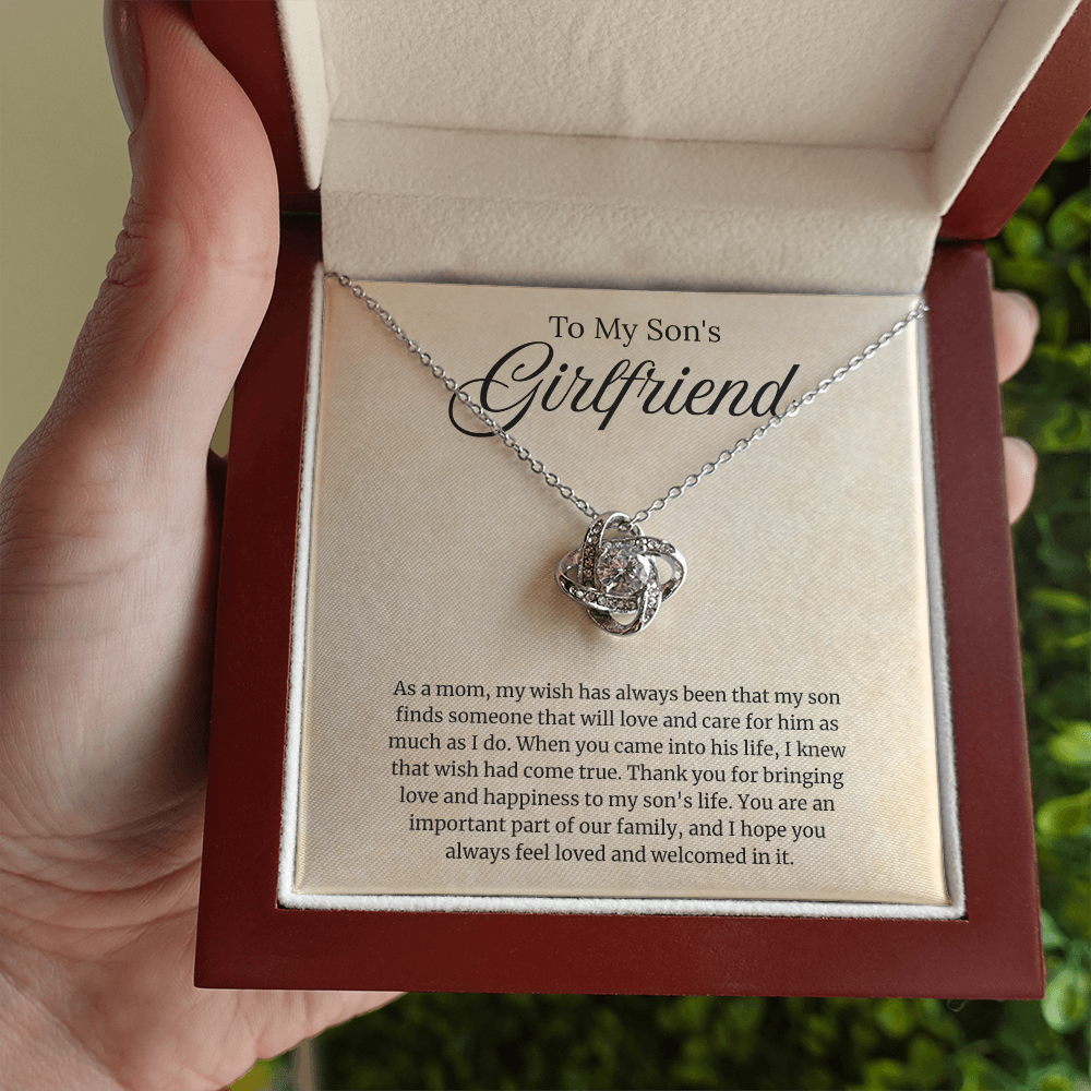 Son's Girlfriend Love Jewelry Gifts