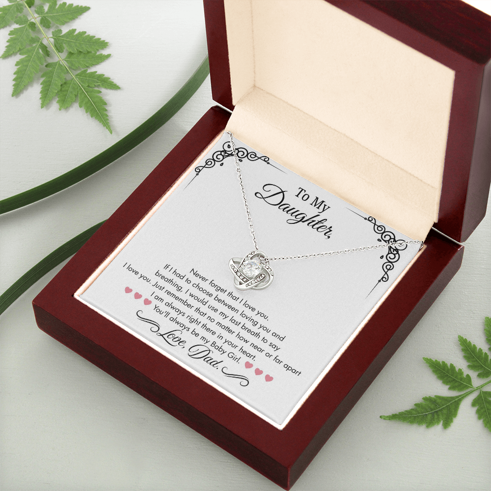 Dad to Daughter Heartfelt Keepsake