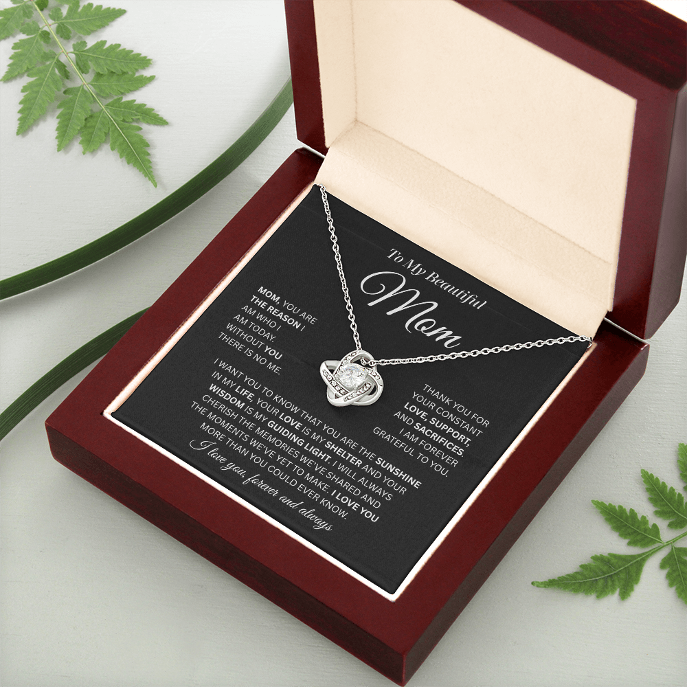 Mom Necklace Gift from a Loving Son