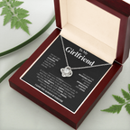 Girlfriend Love Message Pendant Set