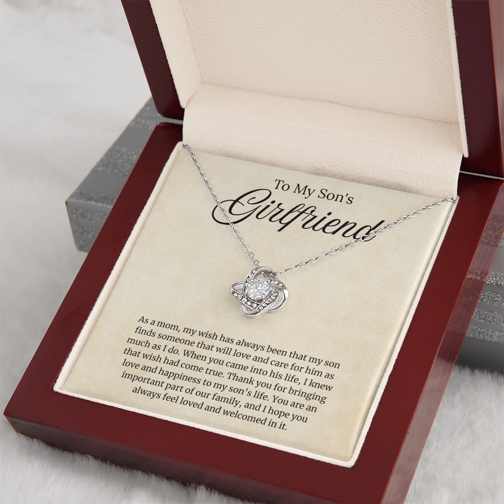 Son's Girlfriend Love Jewelry Gifts