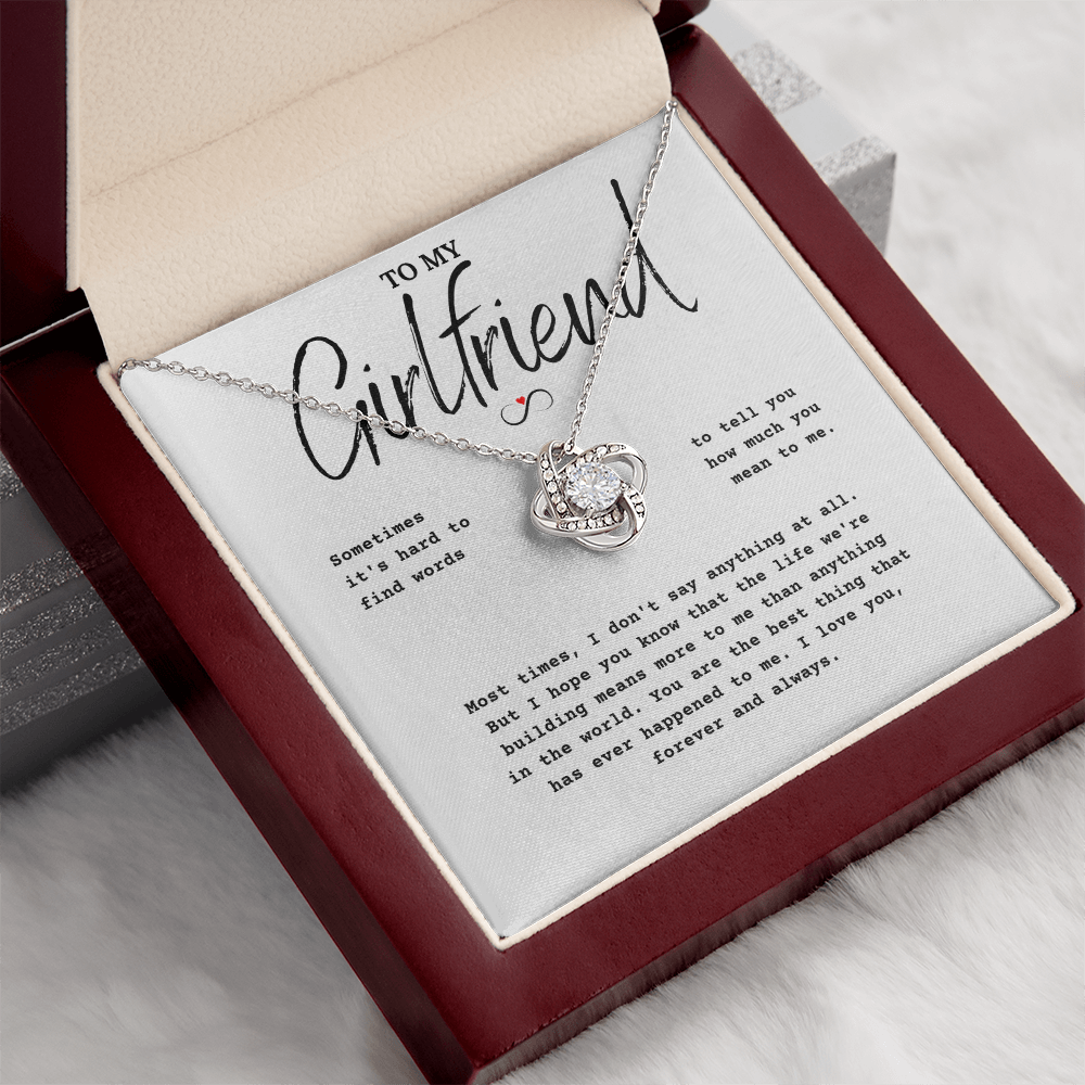 To My Girlfriend Love Jewelry Gift