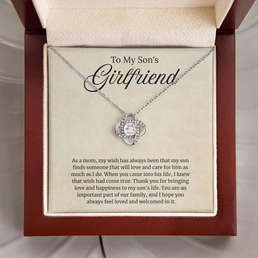 Son's Girlfriend Love Jewelry Gifts