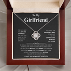 Girlfriend Love Message Pendant Set