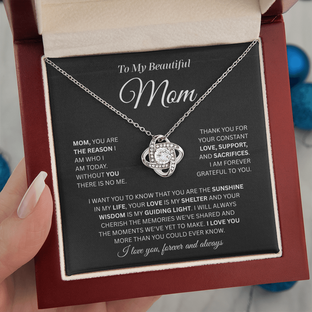 Mom Necklace Gift from a Loving Son