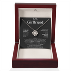 Girlfriend Love Message Pendant Set