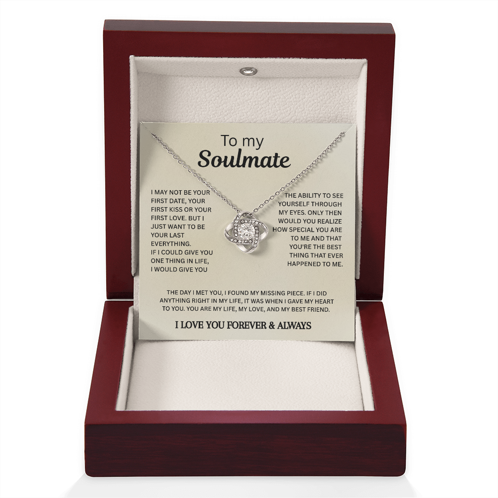 Soulmate Love Necklace Gift for Her