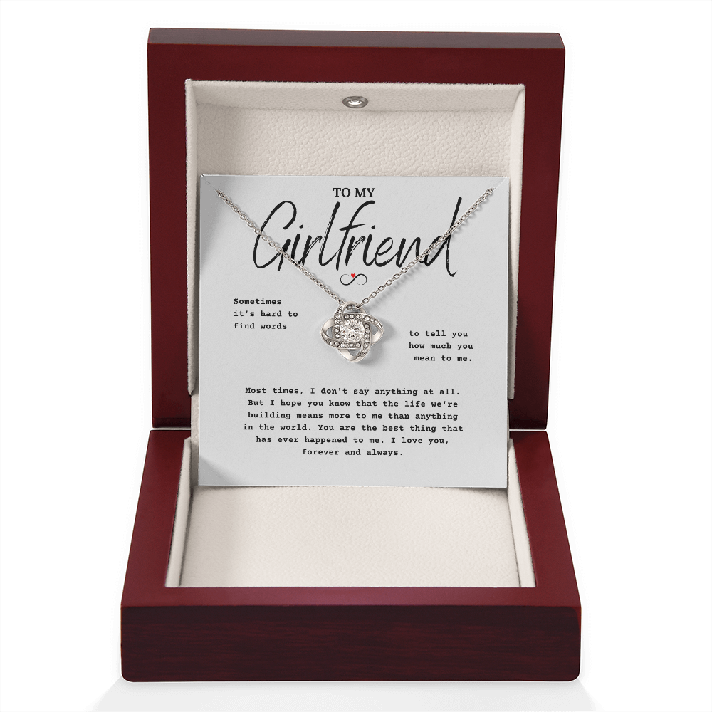 To My Girlfriend Love Jewelry Gift