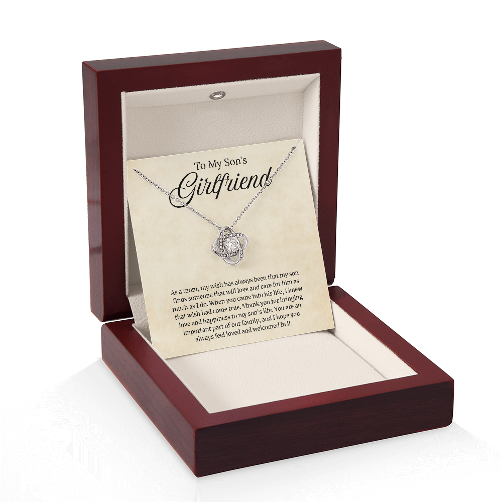 Son's Girlfriend Love Jewelry Gifts