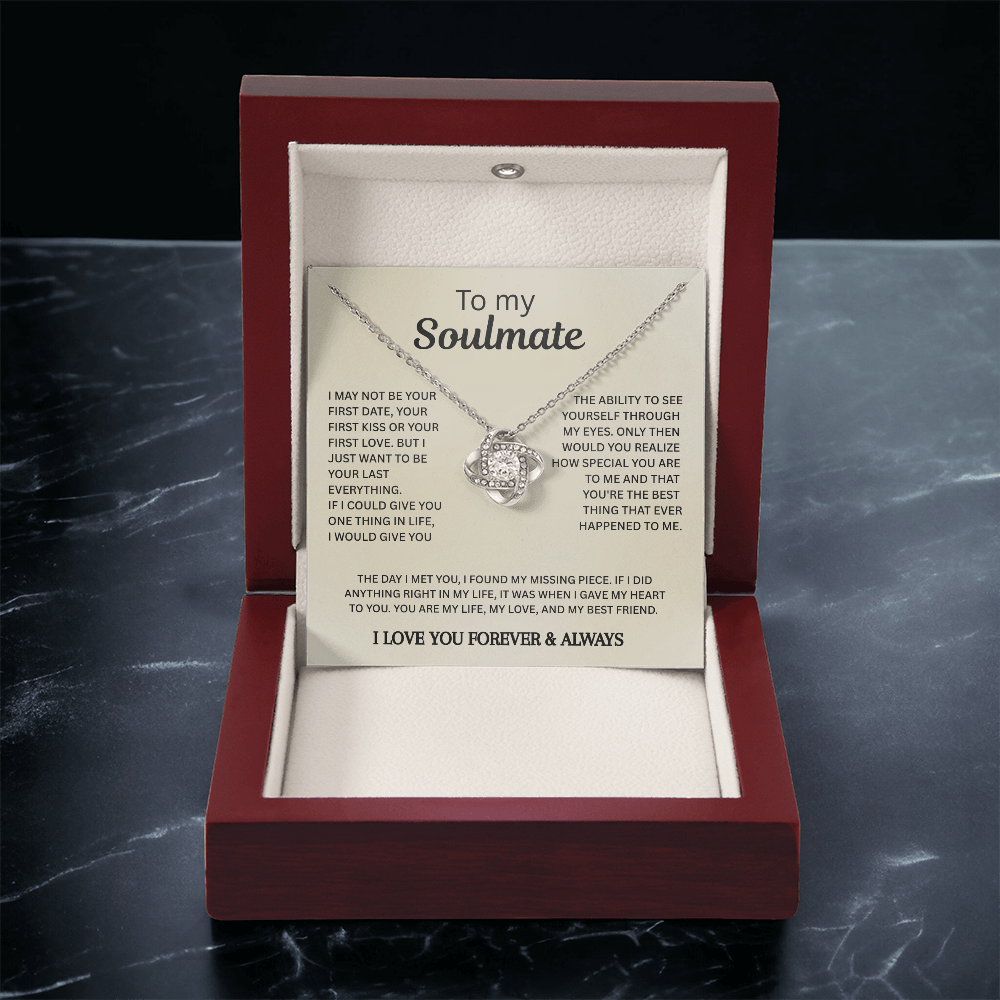 Soulmate Love Necklace Gift for Her