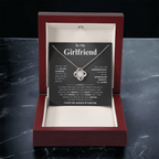 Girlfriend Love Message Pendant Set