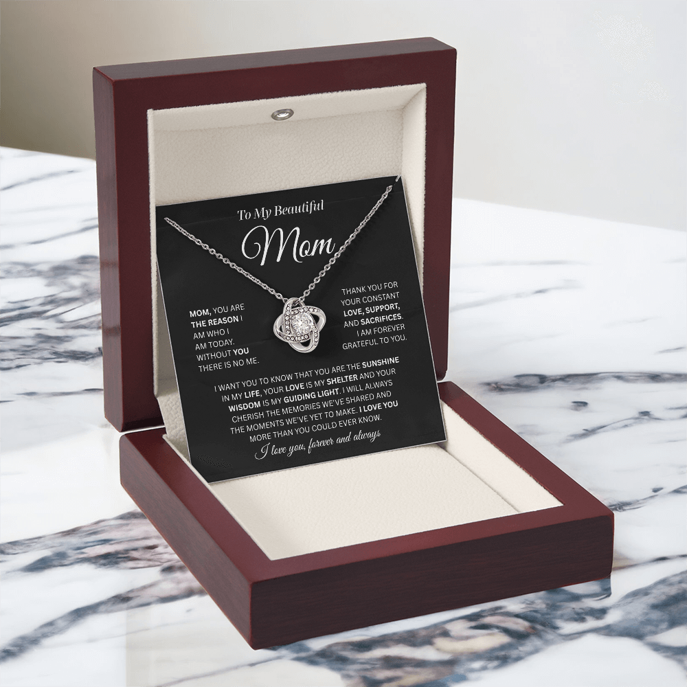 Mom Necklace Gift from a Loving Son