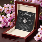 Girlfriend Love Message Pendant Set