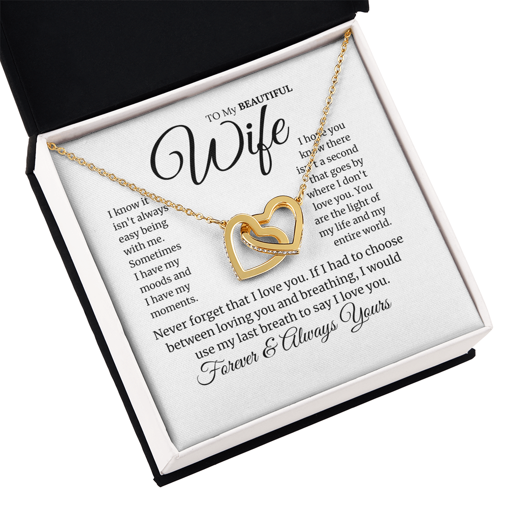 To My Beautiful Wife Love Gift