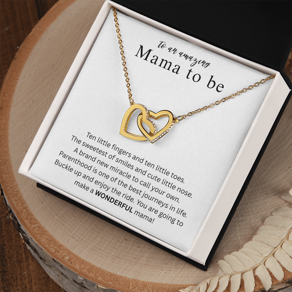 Mama To Be Heart Necklace Gift