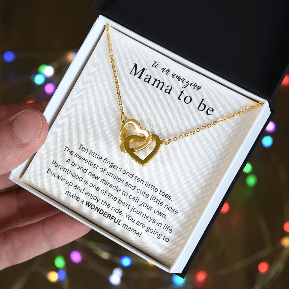 Mama To Be Heart Necklace Gift