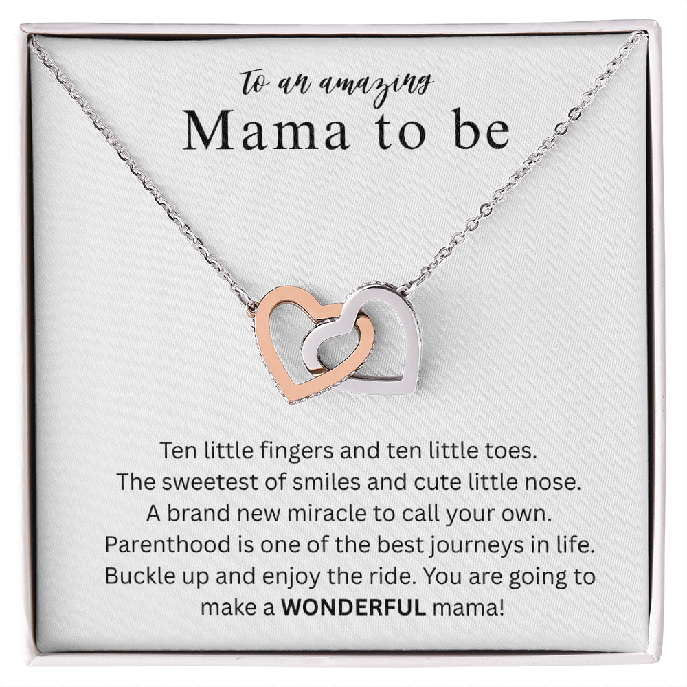 Mama To Be Heart Necklace Gift