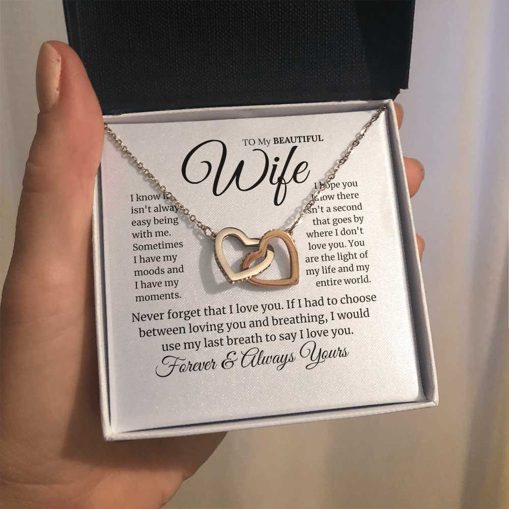 To My Beautiful Wife Love Gift