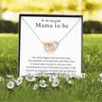 Mama To Be Heart Necklace Gift