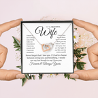 To My Beautiful Wife Love Gift