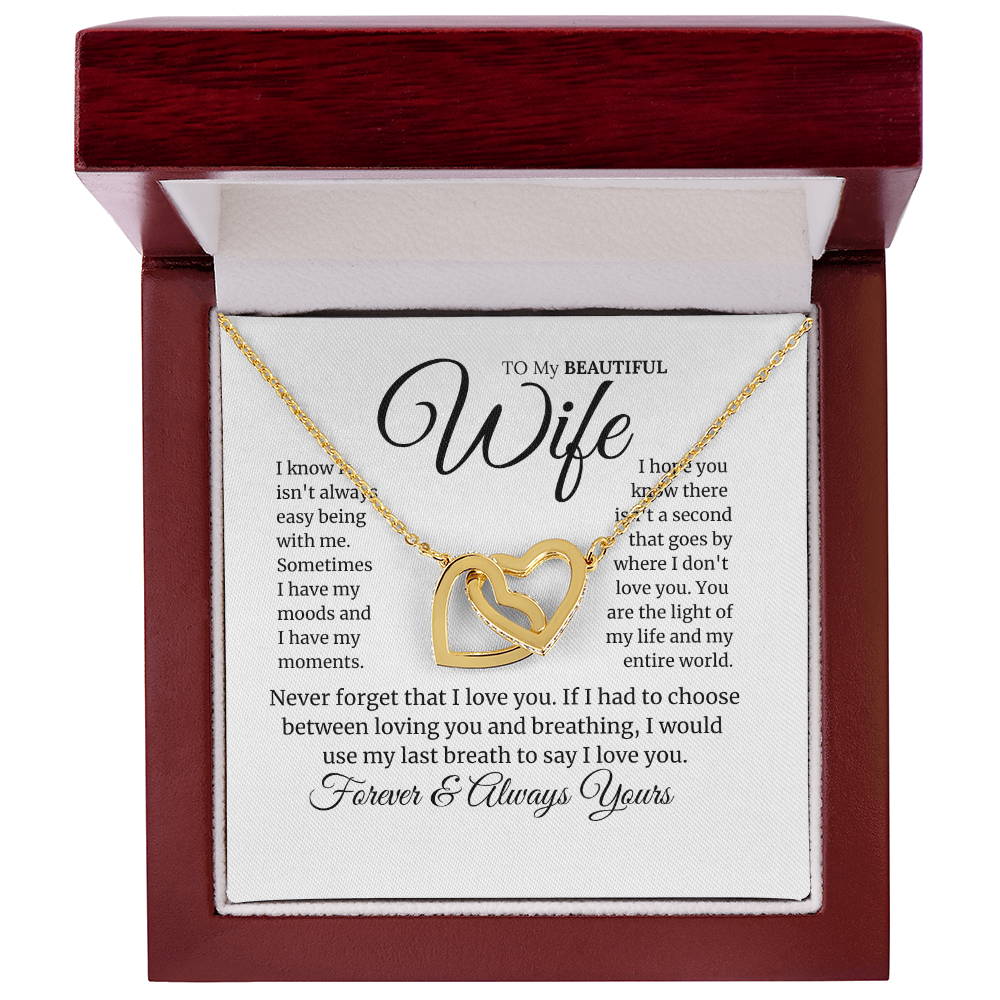 To My Beautiful Wife Love Gift