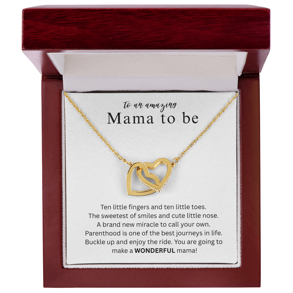 Mama To Be Heart Necklace Gift