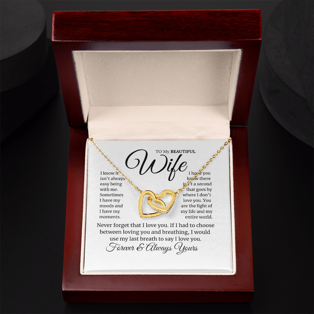 To My Beautiful Wife Love Gift