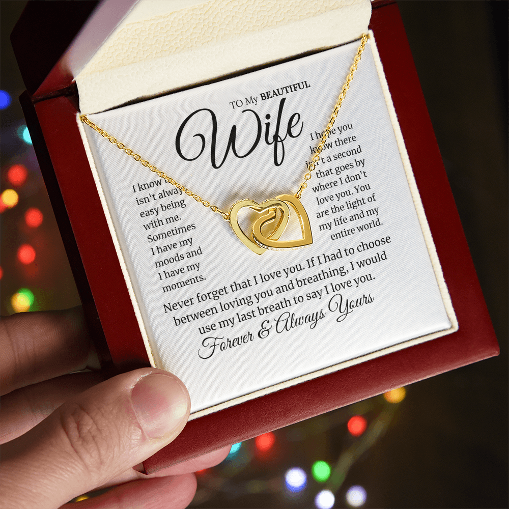 To My Beautiful Wife Love Gift