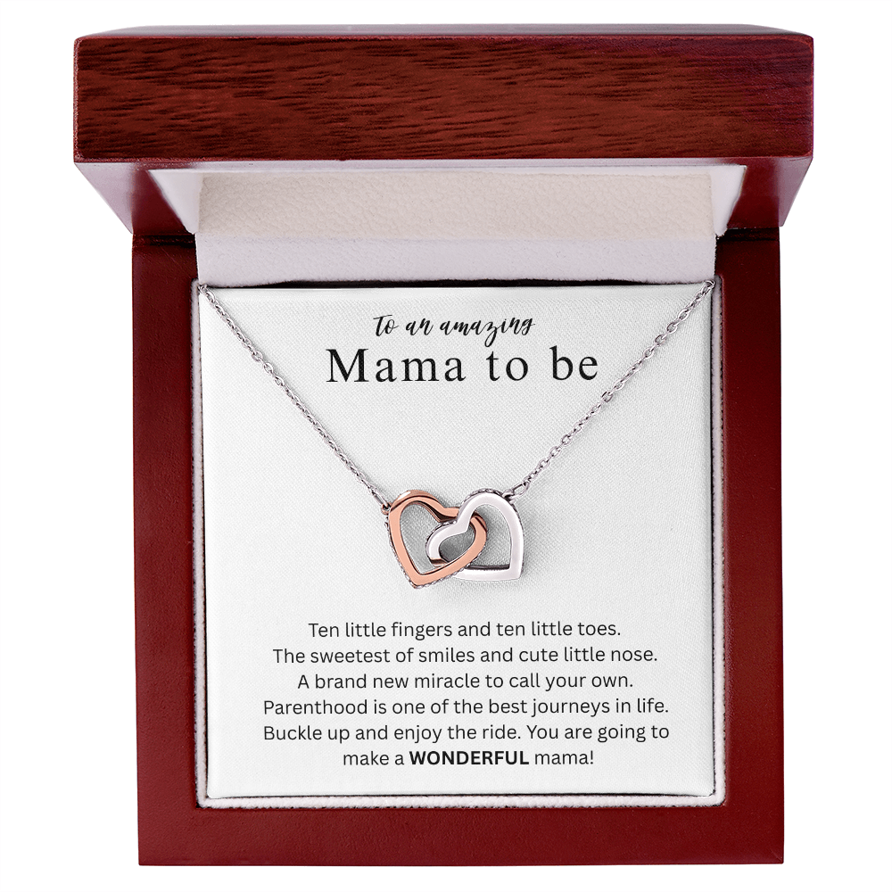 Mama To Be Heart Necklace Gift